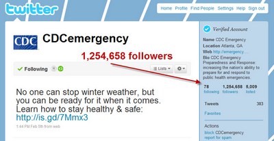 Twitter for business success CDCemergency