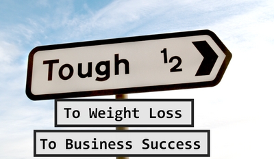 business success tough sign