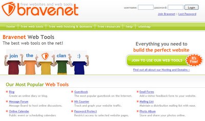 free business software bravenet
