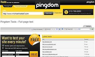 pingdom web page analyzer