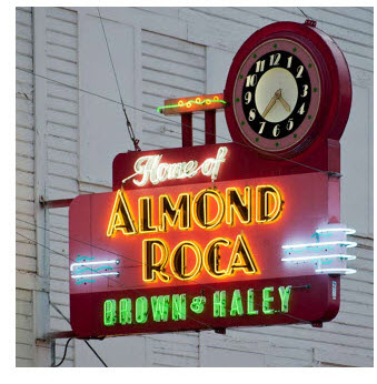 almond roca clock