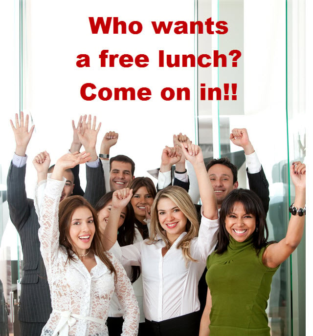 free lunch guerrilla marketing